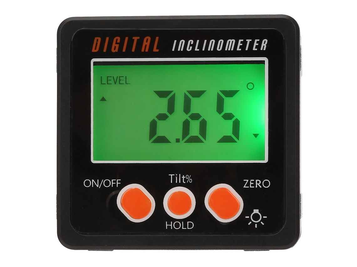 Inclinómetro Digital, Transportador, Caja De Nivel, Medidor De Ángulo Multifuncional De 4x90 Grados