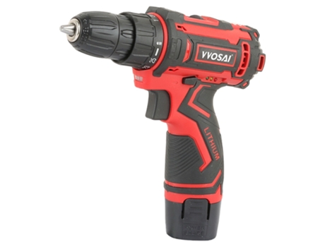 Destornillador eléctrico inalámbrico VVOSAI WS-3012-B1 12V 3/8 pulgadas Tamaño del mandril 2 velocidades 1.5Ah Capacidad de la batería