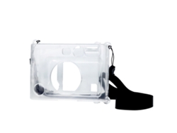 Adecuado para Polaroid Mini EVO Crystal Case YUYSAN Estuche de Almacenamiento para PC con Cubierta de Cuerda Estuche Transparente