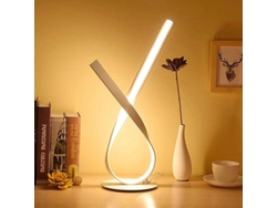 GIGIKILL Luminária De Mesa Moderna Em Espiral Infinity Luminária De Mesa Led Branca Com Regulagem Contínua Design Exclusivo Para Sala De Estar E Quarto