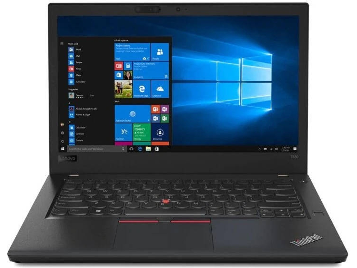 Portátil LENOVO Thinkpad T480 (Reacondicionado Flippers Señales de Uso - 14'' - i5-8350U - RAM: 8 GB - 256 GB SSD - Negro)