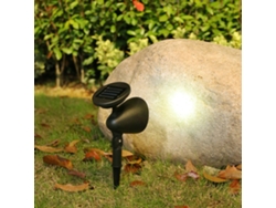 2026 2 Luces solares para jardín, 4 LED, modo único, luz cálida, impermeables, para exteriores