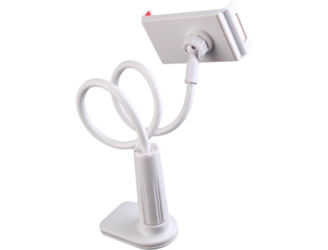 Soporte flexible con Rotación 360° para Smartphone o Tablet Blanco