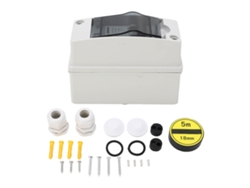 Veloriskku-disyuntor De Circuito Miniatura 2p Dc Ip65 Impermeable Interruptor De Desconexión Pv Solar 6a Ac90‑400v Dc12‑400v