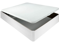 Canapé AZNAR Abatible Madera Chep 3D Transpirable Altura 32 Cm - Blanco - 90X200Cm