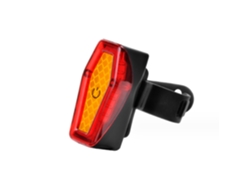 Luz Traseira Bicicleta 500mah 6modos Ipx8 Negro
