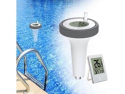 Medidor De Tarifa Flutuante Para Piscina, Tarifa Interna E Externa Flutuante Sem Fio, Tarifa Digital Para Piscina Com Display Lcd