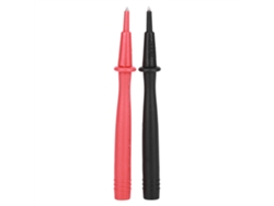 2 Sondas De Prueba Para Multímetro P8804 De Cobre Galvanizado Con Níquel, Aguja De 2 Mm, Conector Banana De 4 Mm, Color Rojo Y Negro.