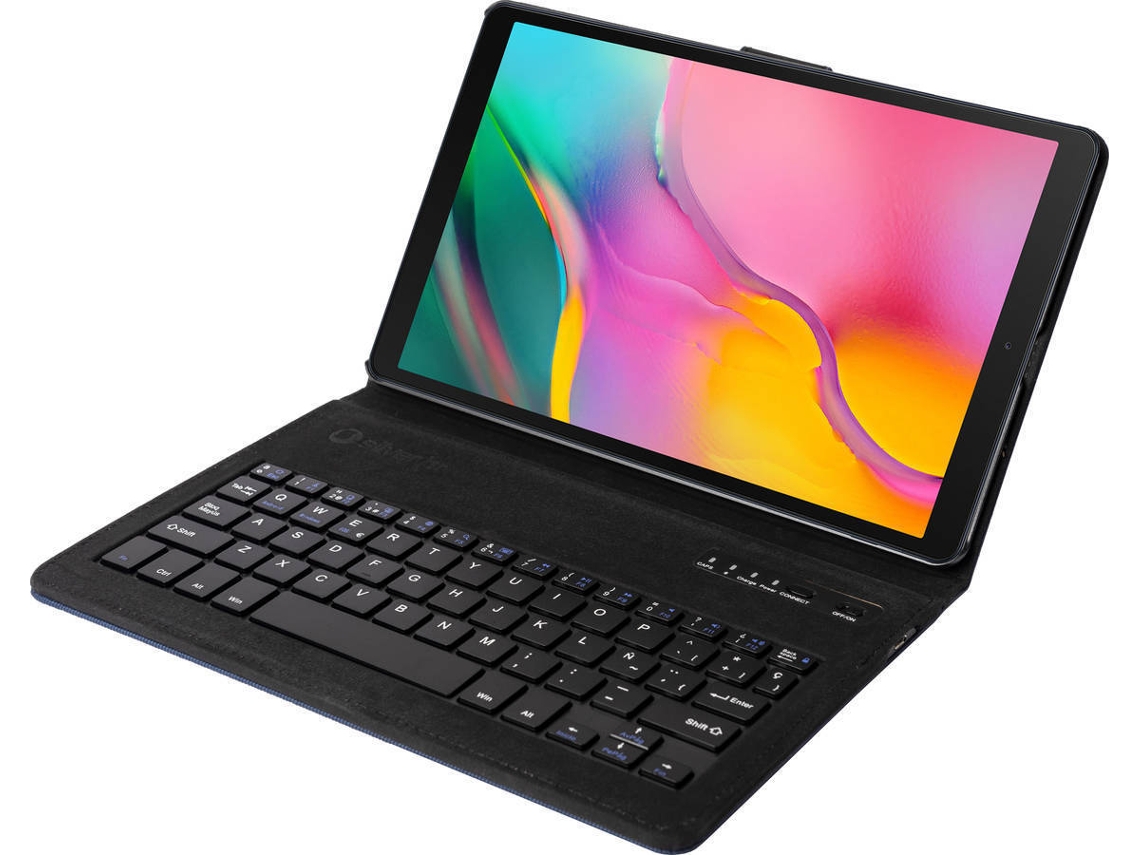 Funda Teclado Tablet Samsung Galaxy Tab A7 SILVERHT Azul