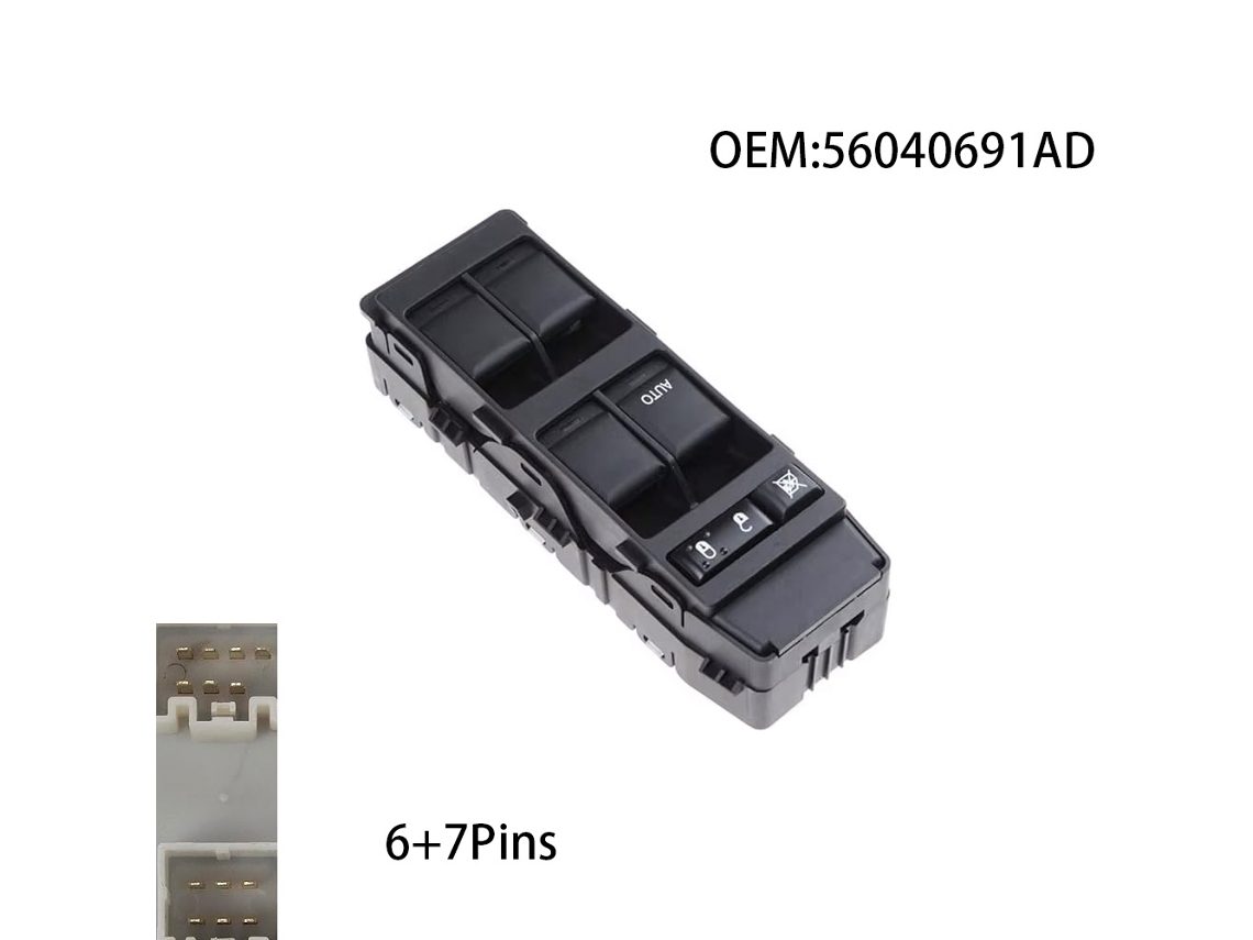 Accesorios para automóviles 56040691ad Reemplazo de interruptor de ventana automático para Dodge Caliber para Jeep para Compass Patriot 2007-2010 04602780aa Lahdek