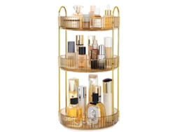 Organizador de maquillaje giratorio 360, 3 capas, gran capacidad NEVEANCE