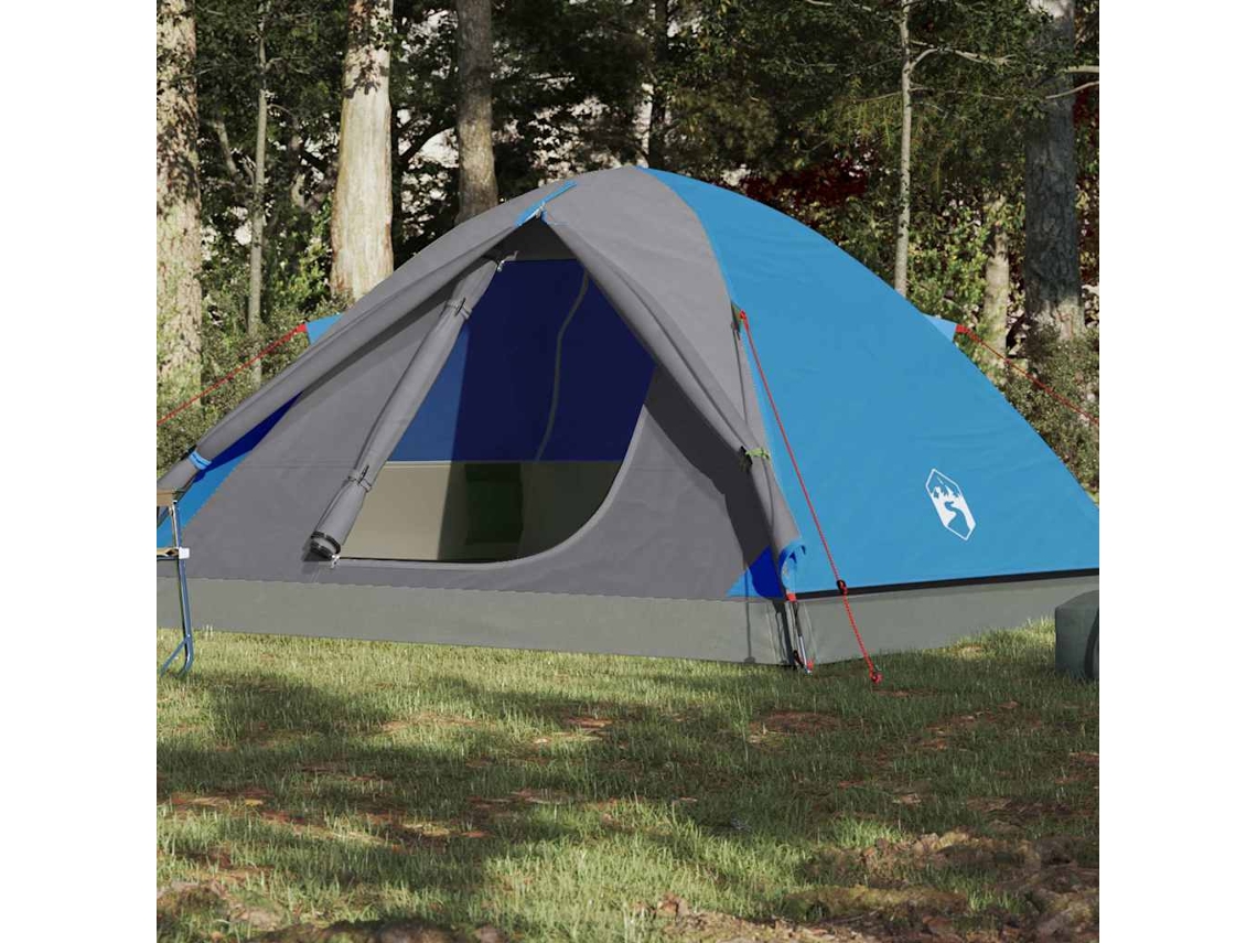 Tienda De Campaña Iglú Para 3 Personas Impermeable Azul