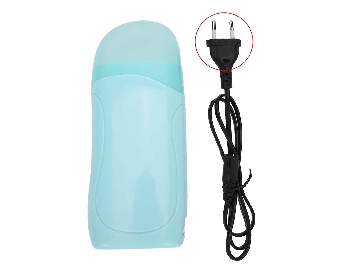 Calentador De Cera Roller 100g 40w Máquina De Depilación Manual Para Manos Pies Piernas 220v Plug Eu