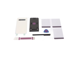 Kit De Reparación De Cristal Trasero Para Galaxy S10 Con Bolígrafo Táctico, Lente De Cámara Y Herramientas - Blanco