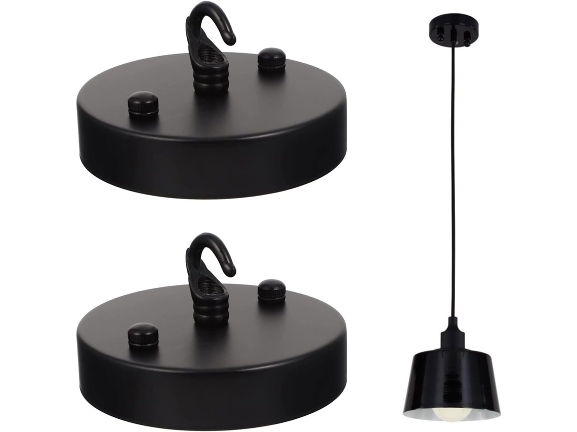 VVJIJILLY Roseta De Teto Com Gancho, Kit De Suspensão Retro Para Plantas Ou Candeeiros