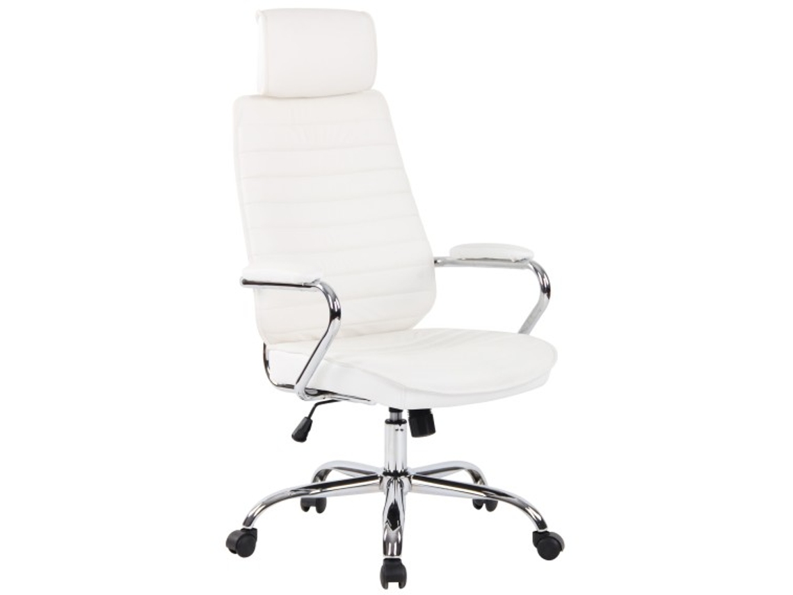 Silla de Escritorio DUDECOR (Acero - Blanco)
