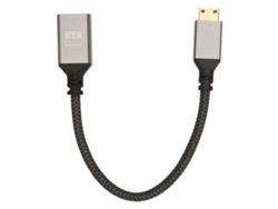 Cable Adaptador De Interfaz Multimedia Hd 4k De Alta Velocidad A 60 Hz, Mini Macho A Hembra, 0,2 M