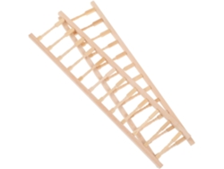 Juego De 2 Barandillas Para Escaleras De Casa De Muñecas, Escala 1:12, Madera, Decoración.