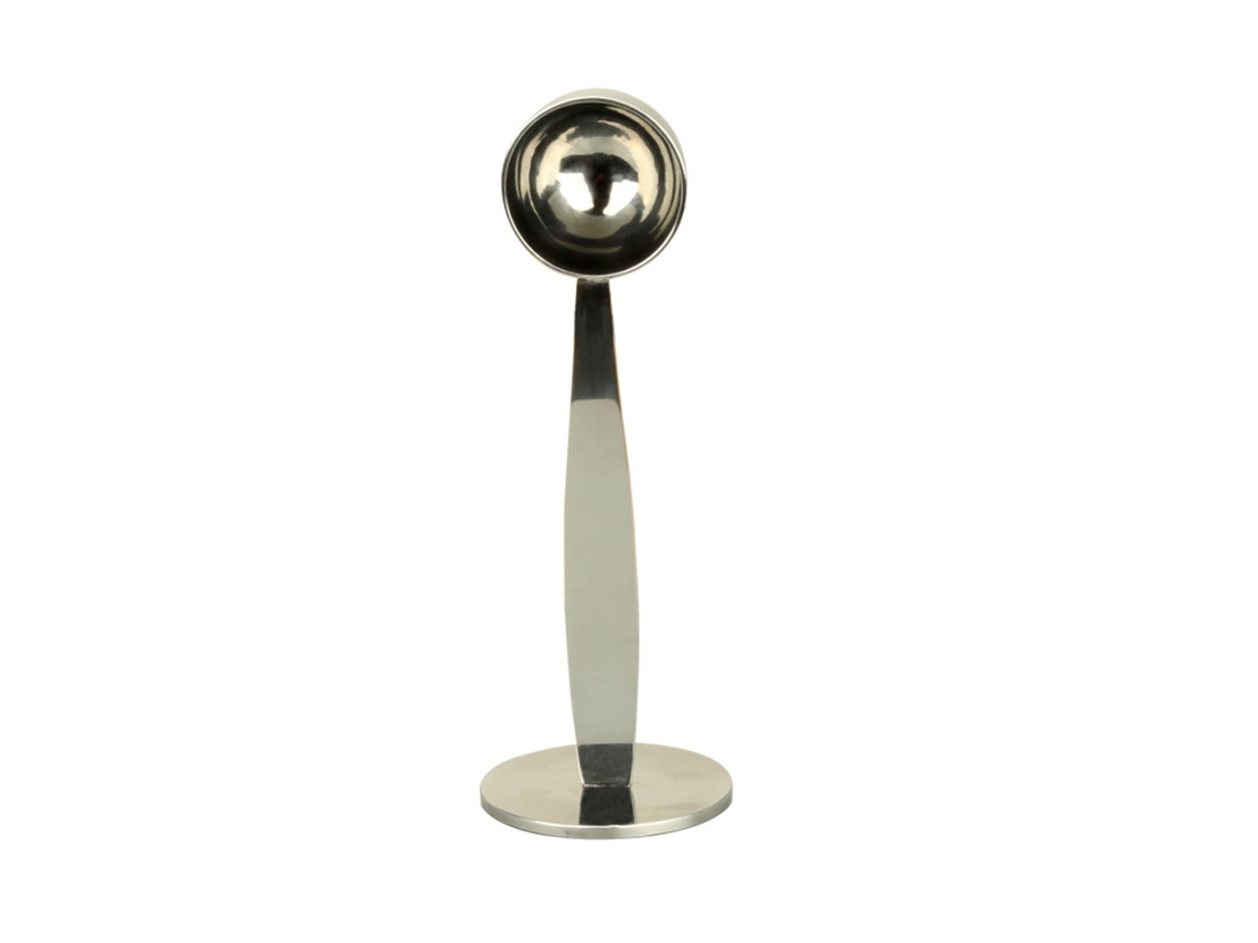 VVJIJILLY Professional Espresso Ferramenta, Bolos De Café Em Aço Inoxidável 2 Em 1 Design, Colher De Violação De Aço Inoxidável Não Tóxico Para Medição Precisa