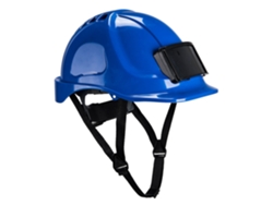 Casco de resistencia con soporte para insignia naranja