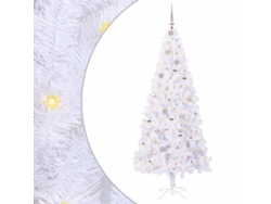 Decoración navideña de PVC blanca Vidaxl (210 cm)