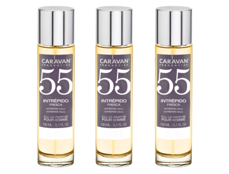 3x CARAVAN Perfume de Hombre Nº55 - 150ml