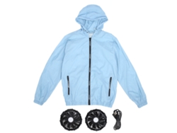 Chaqueta Con Ventiladores De Refrigeración, 3 Niveles Ajustables, Ropa Acondicionada De Aire Para Hombres Y Mujeres, Talla Xl