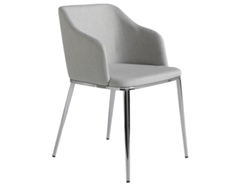 Cadeira ANGEL CERDÁ 4050 (Aço inoxidável cinzento, cromado - 51 x 56 x 79 cm)