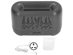 Difusor De Aceites Esenciales Y Humidificador De 200 Ml, Bajo Nivel De Ruido, Usb, Luz Nocturna, Textura De Madera.