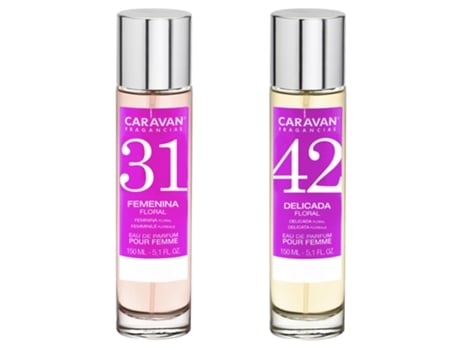 Set de 2 perfumes para mujer Nº42 y Nº 31 CARAVAN