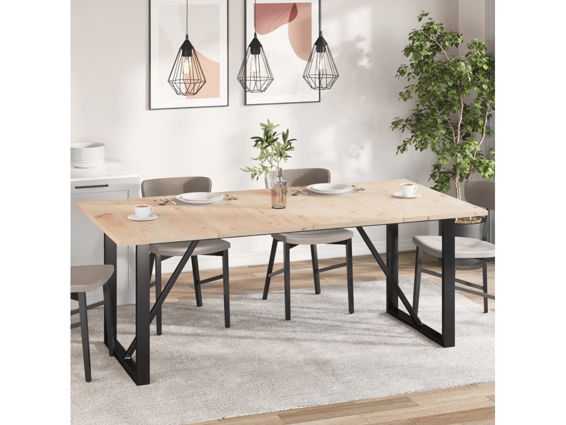 Tablero De Mesa Rectangular 4 Uds | Superficie De Mesa | Tablero De Escritorio Madera De Pino 100x50x2,5 Cm Wsd50087