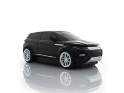 Mini ratón inalámbrico Yizhood 2.4G para coche, 3D, para SUV, 1600 DPI, óptico, USB, regalo para niños, para PC, portátil, color negro