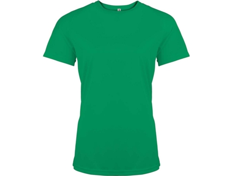 Camiseta de Mujer para Deporte PROACT Multideportes Poliéster Verde (XL)