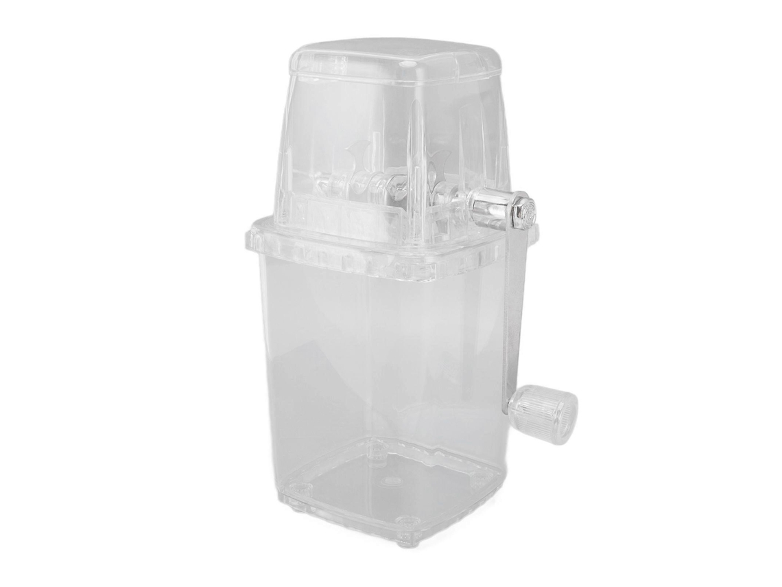 Trituradora de hielo rotatoria manual, máquina para raspar hielo, bricolaje, divertida, práctica, máquina para hacer granizados para fiestas en casa Rosewell