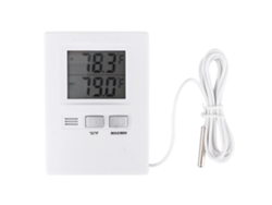 Termómetro Digital Lcd De Alta Precisión Para Uso En Interiores Y Exteriores Con Sensor Extendido.