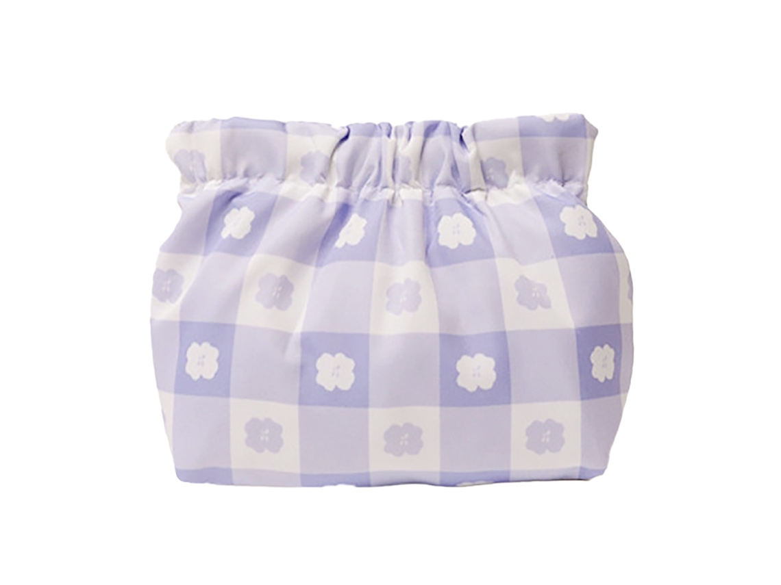 Bolso porta llaves impermeable de gran capacidad para mujer, bolso portátil morado Kofihety