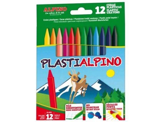 Lápiz de Color ALPINO Plastialpino (12 Un - Multicolor)