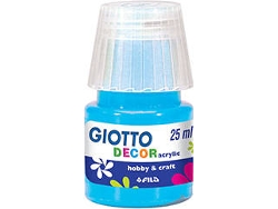 Pintura para Carteles Líquido GIOTTO Decor Acrílico Azul Celeste (25ml)