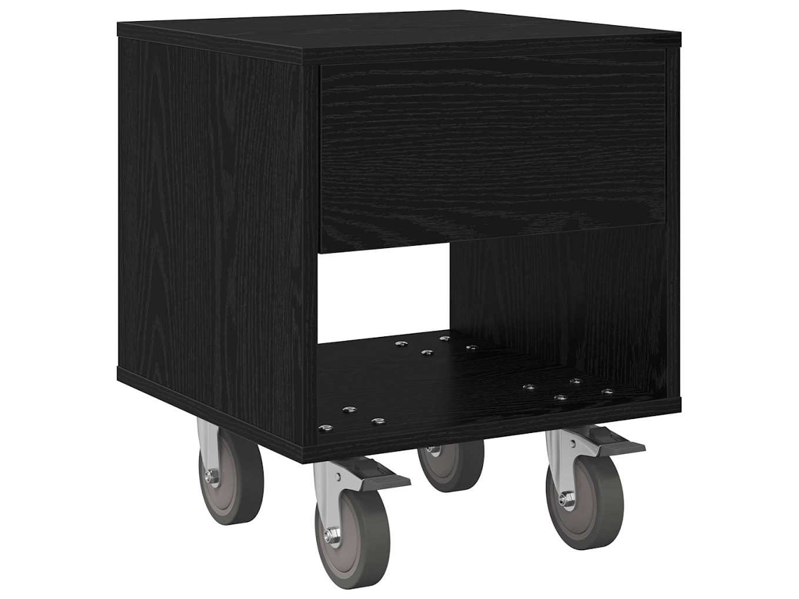 Maison Exclusive - Mesita De Noche Roble Negro 40,5 X 40 X 48 Cm