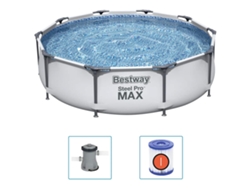Conjunto De Piscina BESTWAY Acero (305x76 cm)