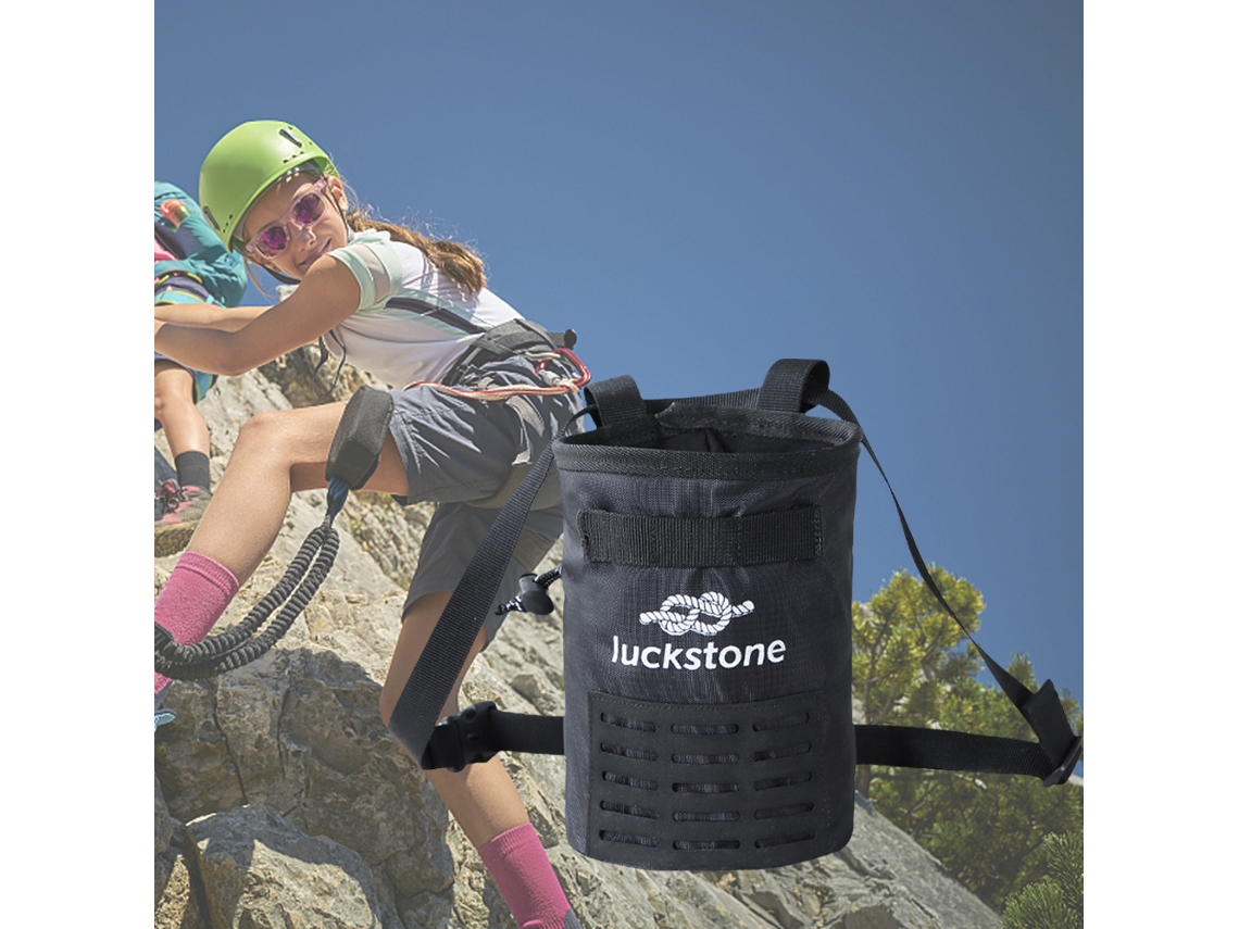 2026-bolsa De Creta Para Escalada Con Correa Ajustable Y Cepillo Bolsa De Magnesio Para Escalada En Rocas Boulder Lifting