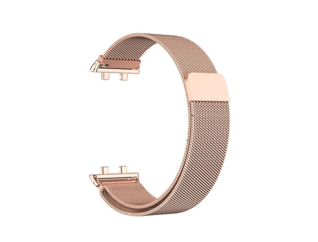Correa para reloj Oppo 3 Correa de reloj de metal de acero inoxidable milanesa de oro rosa VENISYMLIS