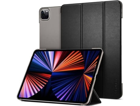 Carcasa iPad 11 Pro 2021 SPIGEN Libro Horizontal Negro