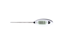 Termómetro Digital Para Carne, Sonda De Acero Inoxidable Con Pantalla Lcd, Precisión De 50 A 300 Grados Celsius.