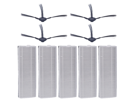 18 piezas/lote Robot aspirador filtro Hepa para Ilife A8 A40 A6 A4 A4S accesorios de filtro Cepillo Lateral Robot aspirador