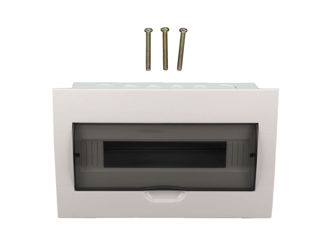 Caja De Distribución De 15 Vías Impermeable Con Interruptores Y Carcasa Transparente Din Rail