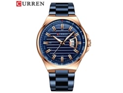 Reloj Casual De Cuarzo (azul), Resistente Al Agua, Con Calendario, Ideal Para Hombres De Negocios.