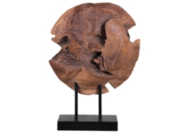 Figura decorativa madera clara PLAICE FISH