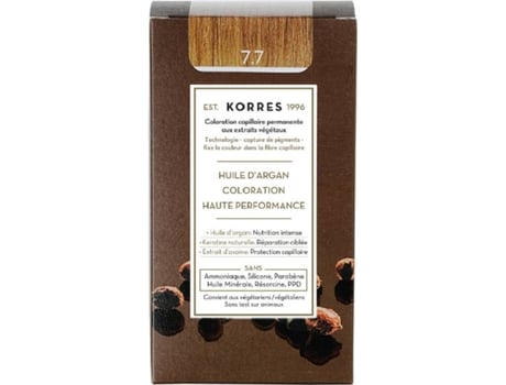 Tinte de Cabello KORRES Permanente Rubio (1 Un)