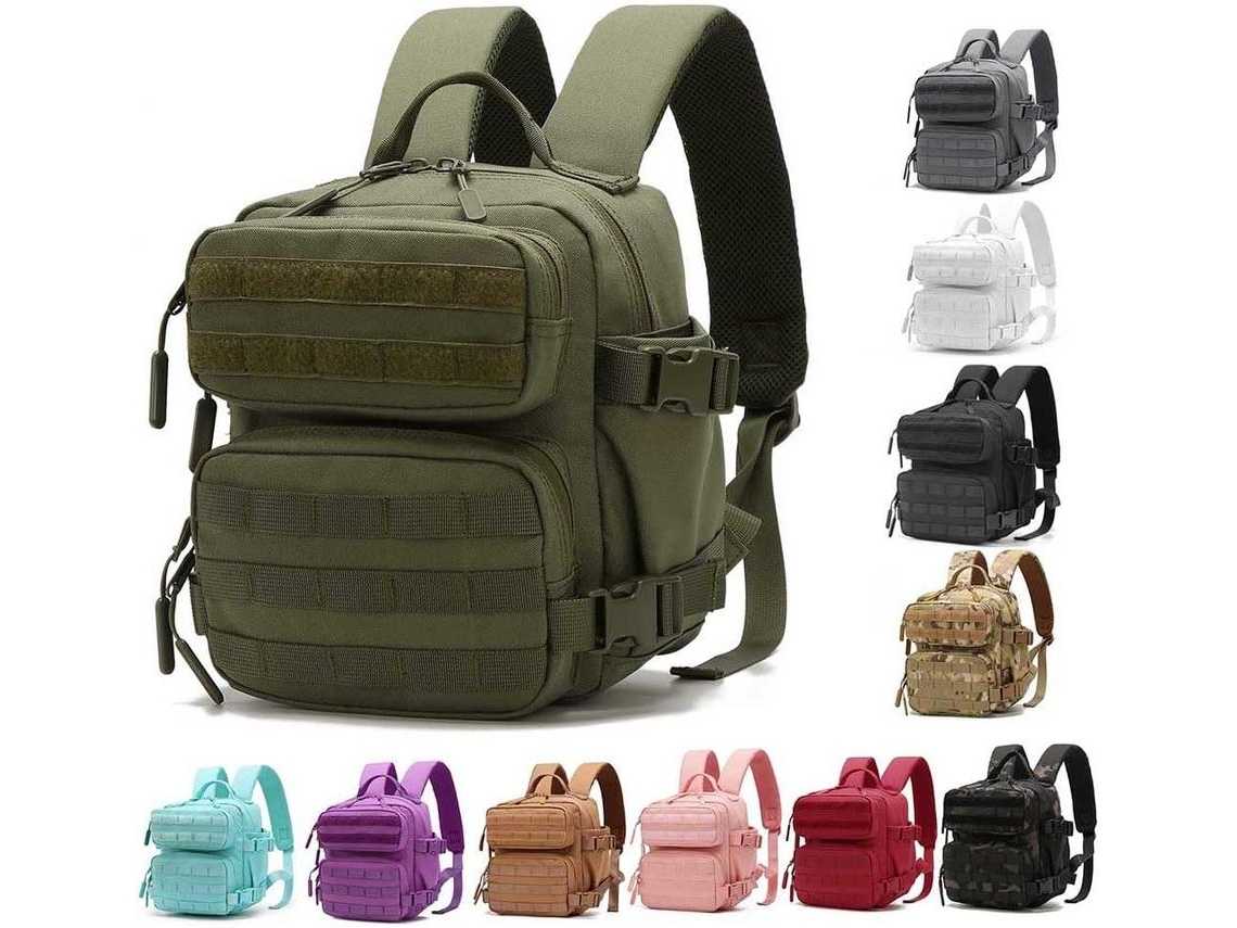 Mochila De Viaje Para Senderismo, Pequeña Bolsa De Montañismo De 9 L (verde Militar), Chrui